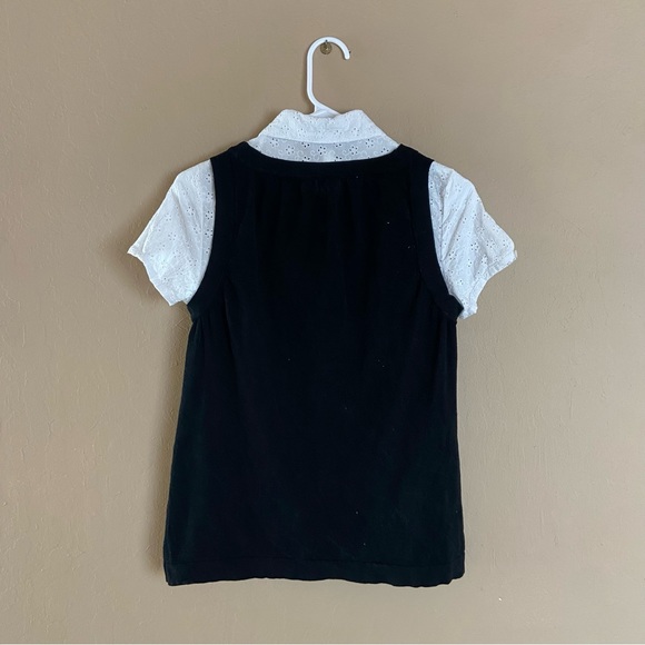 KENAR Silk Vest w/ Built in Lace Shirt - Picture 4 of 5